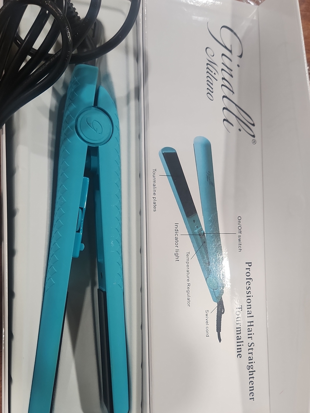 Giudilli Milano Turquoise Mini Hair Straightener